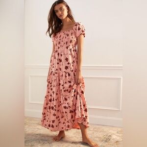 DAILY PRACTICE BY ANTHROPOLOGIE TIERED MAXI DRESS SMALL